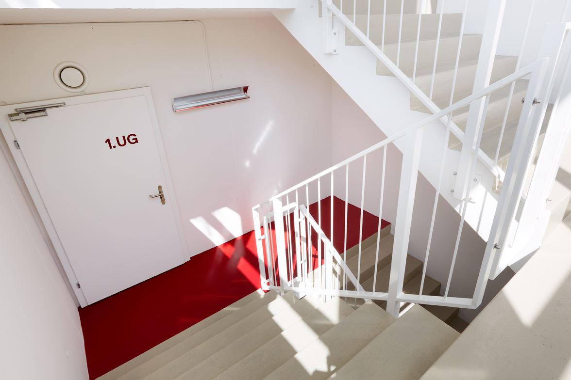 Birsfelden Pier14 Treppenhaus Birsfelden Pier14 Treppenhaus