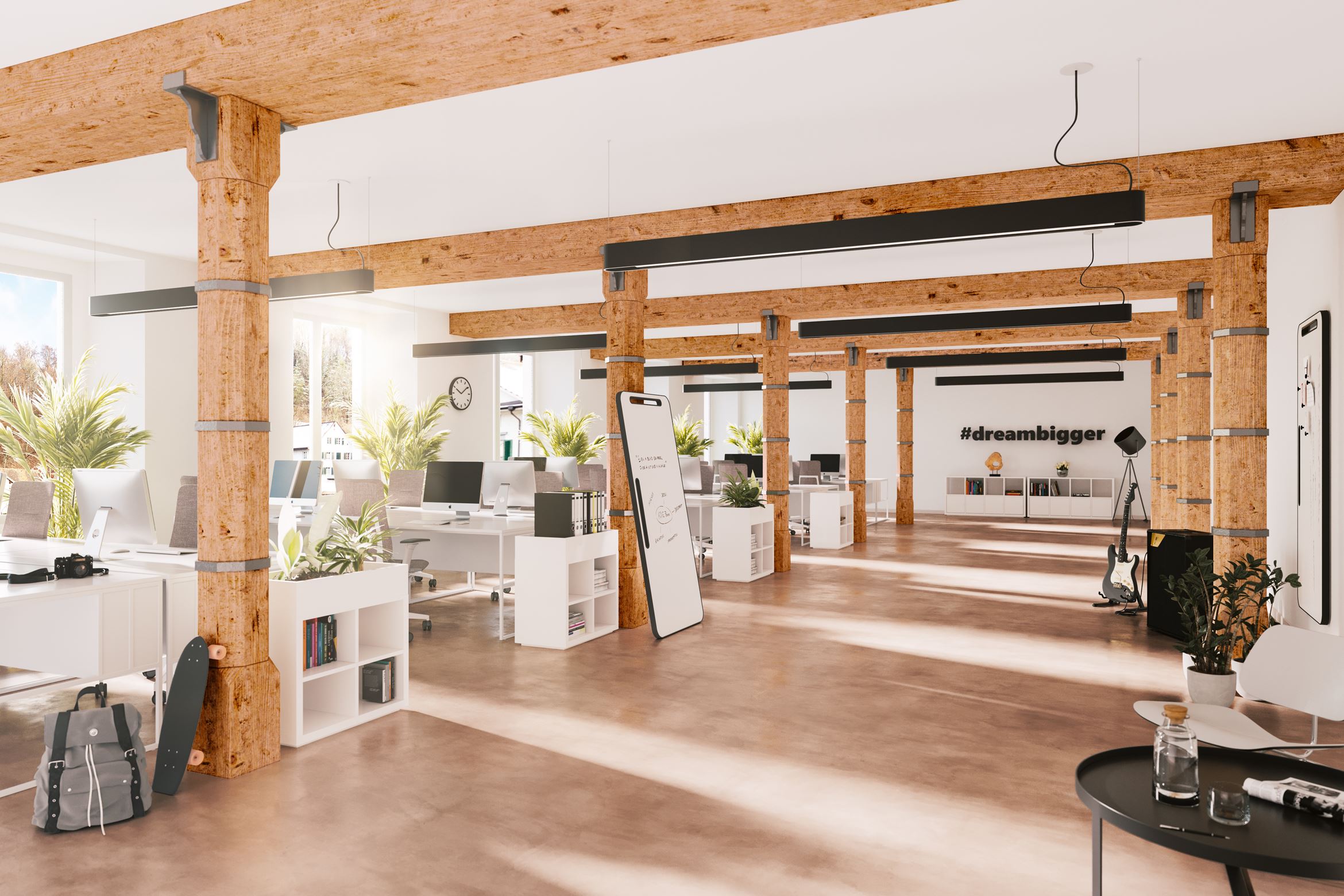 Visualisierung Büro 1. OG Visualisierung Büro 1. OG