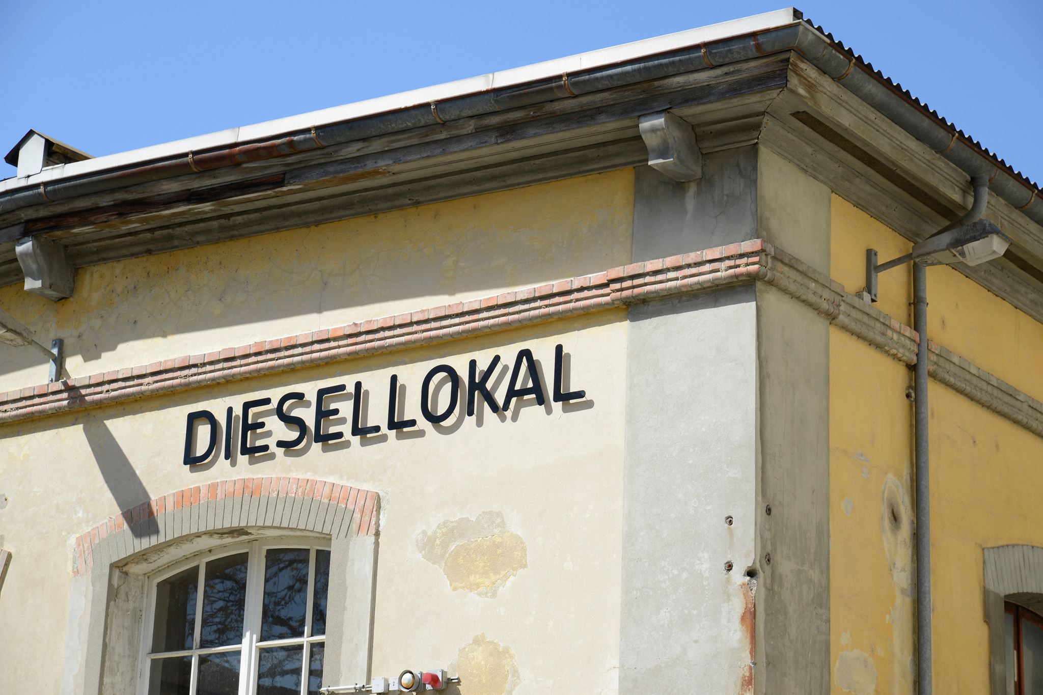 Windisch Kunzareal Diesellokal Beschriftung Windisch Kunzareal Diesellokal Beschriftung