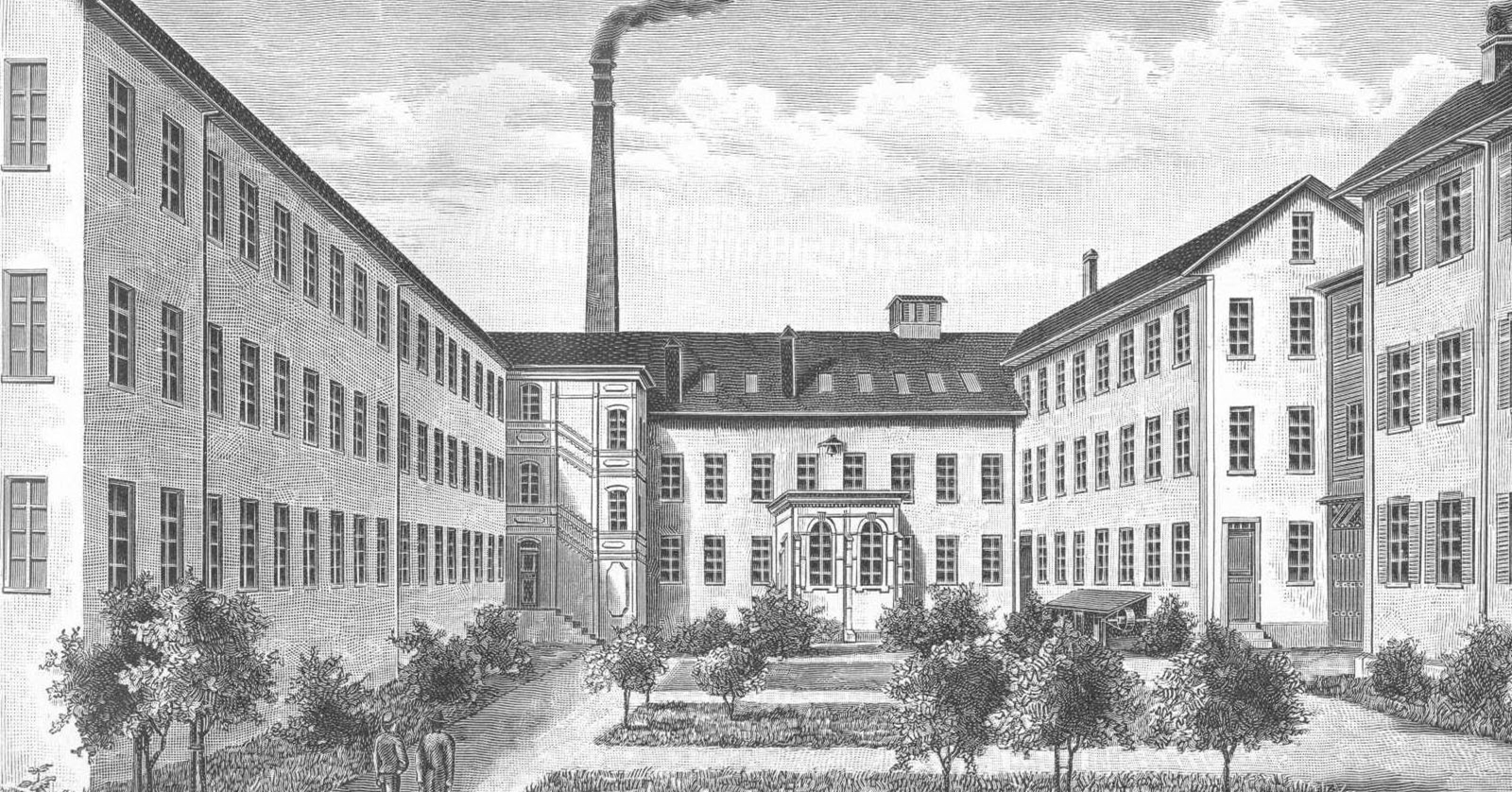 Papieri Biberist Fabrikhof 1865
