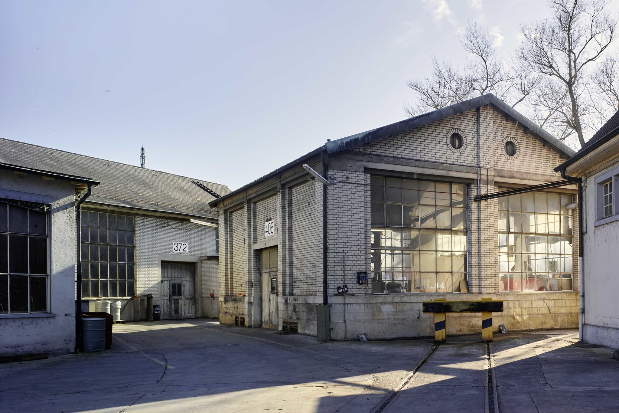 Alte Fabrikhalle im Wideneck