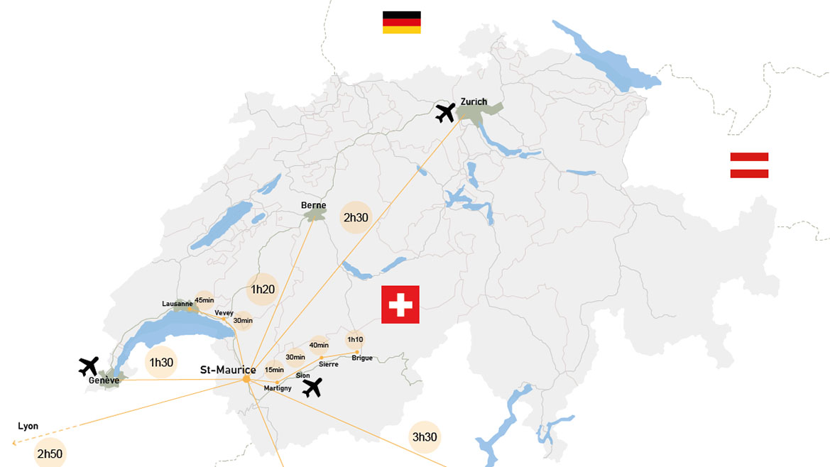 Map St. Maurice