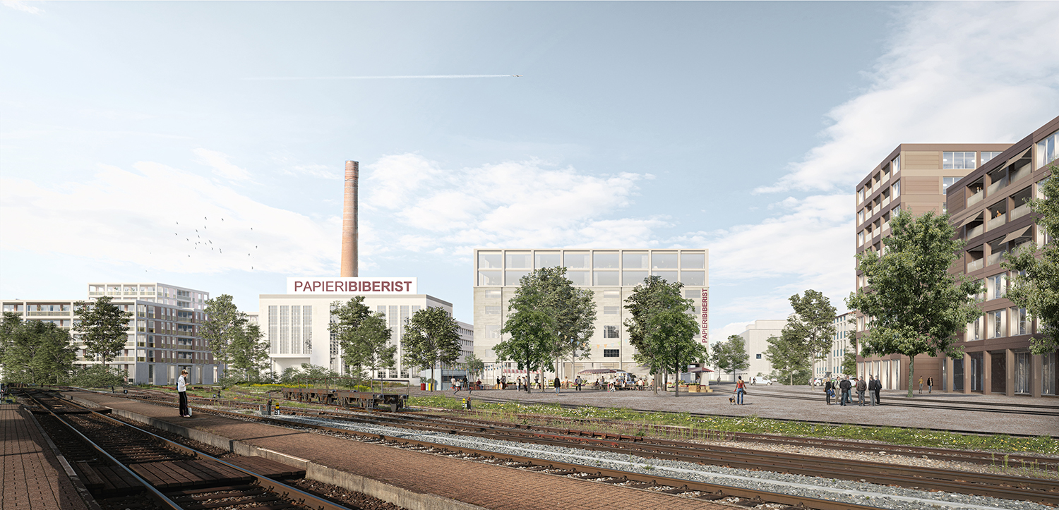 Visualisierung Papieri Areal Bahnhof