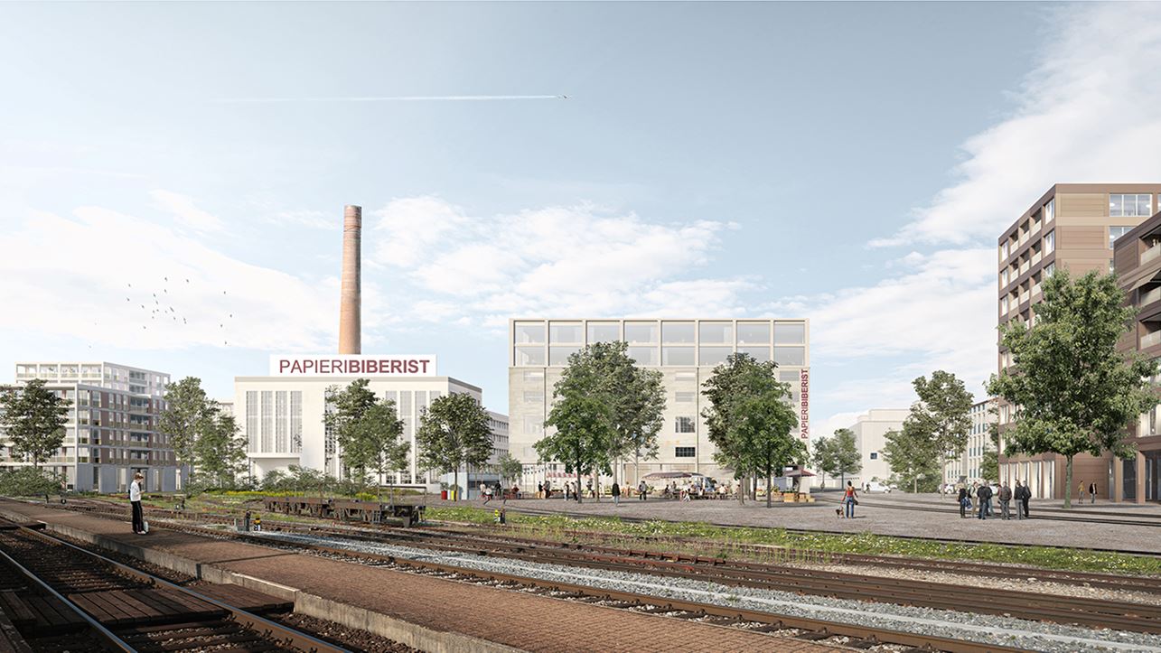 Visualisierung Papieri Areal Bahnhof Visualisierung Papieri Areal Bahnhof