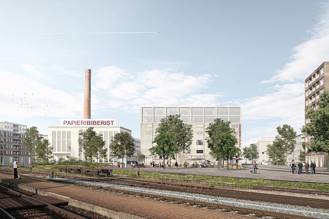 Visualisierung Papieri Areal Bahnhof Visualisierung Papieri Areal Bahnhof