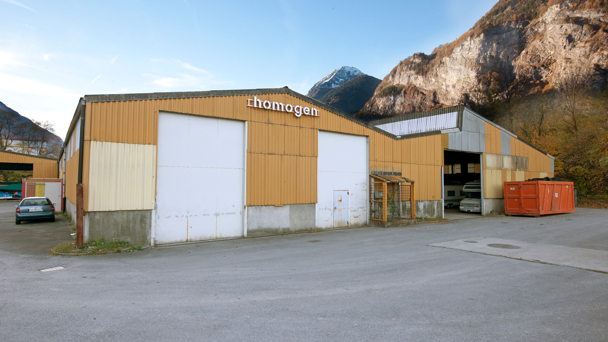 Saint Maurice HIAG-Areal Gebaeude Aussenansicht Saint Maurice HIAG-Areal Gebaeude Aussenansicht