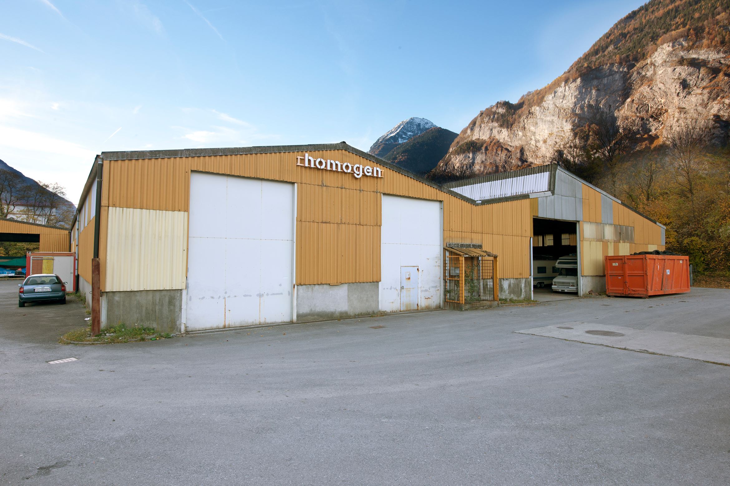 Saint Maurice HIAG-Areal Gebaeude Aussenansicht Saint Maurice HIAG-Areal Gebaeude Aussenansicht