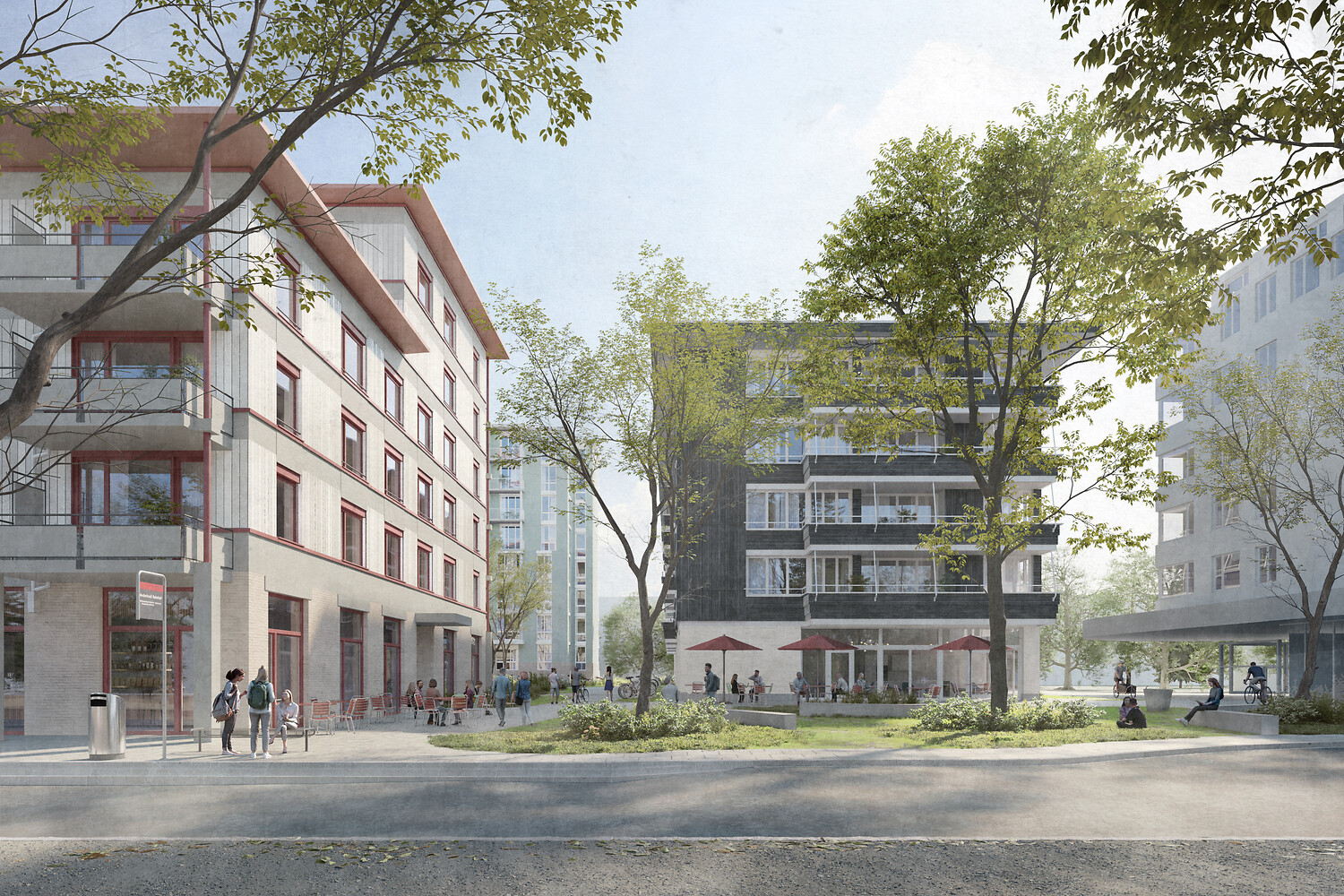 Niederhasli Baufeld B Visualisierung