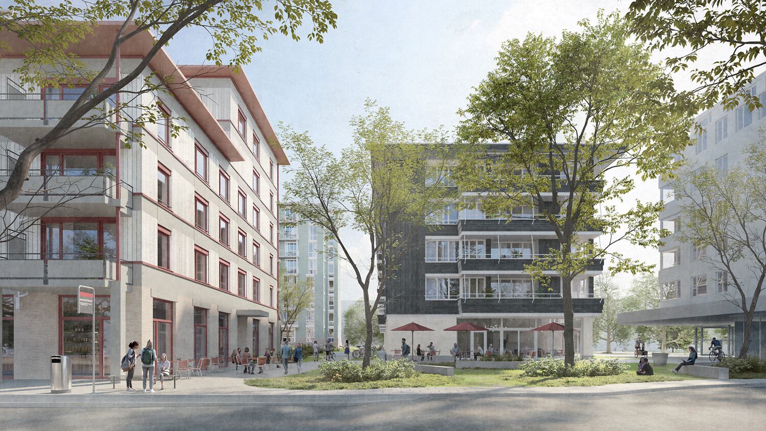 Niederhasli Baufeld B Visualisierung Niederhasli Baufeld B Visualisierung