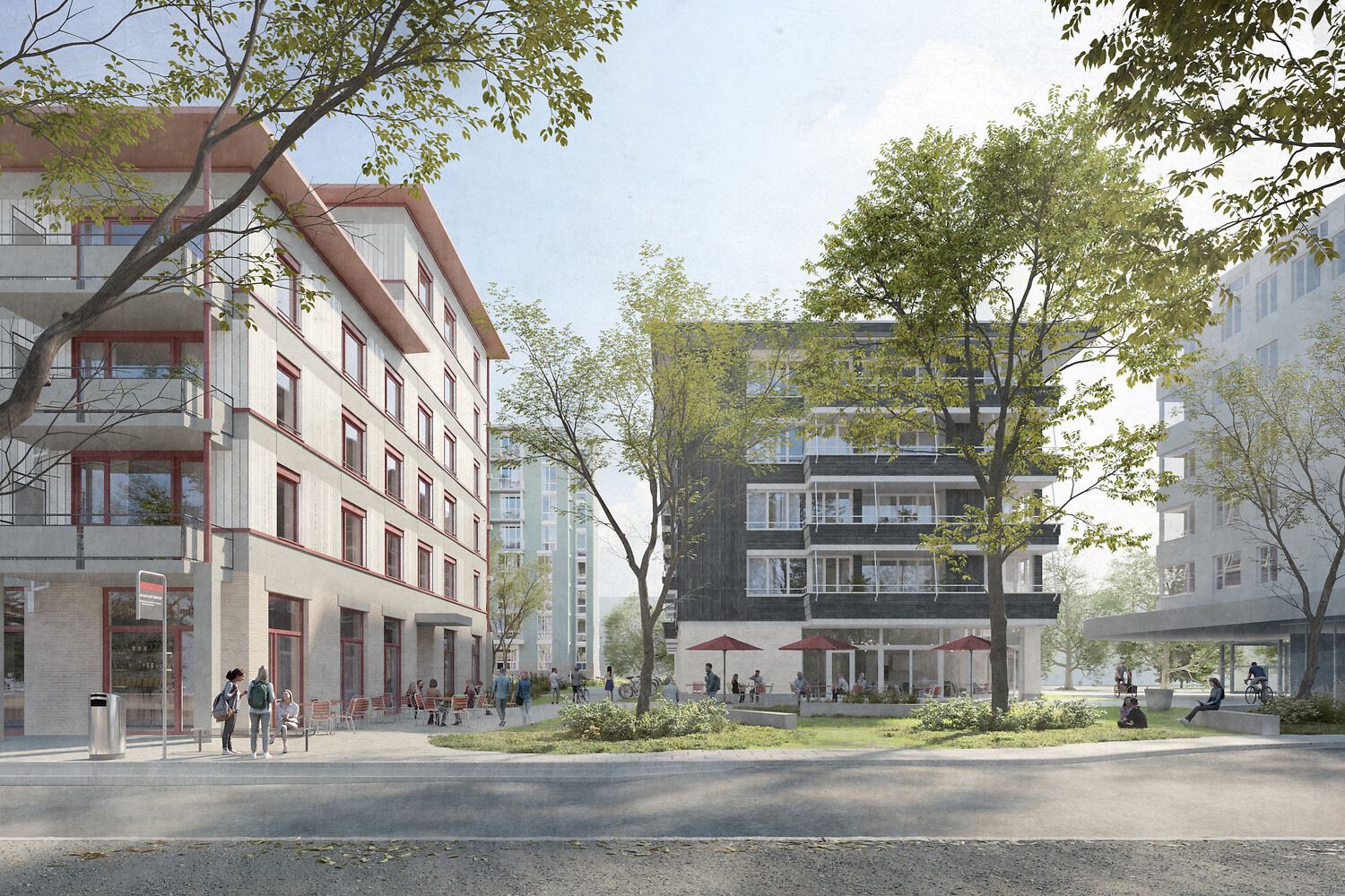 Niederhasli Baufeld B Visualisierung Niederhasli Baufeld B Visualisierung