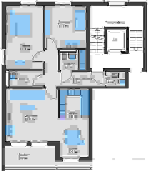 Bild Grundriss Haustyp2 1. OG Rechts Bild Grundriss Haustyp2 1. OG Rechts