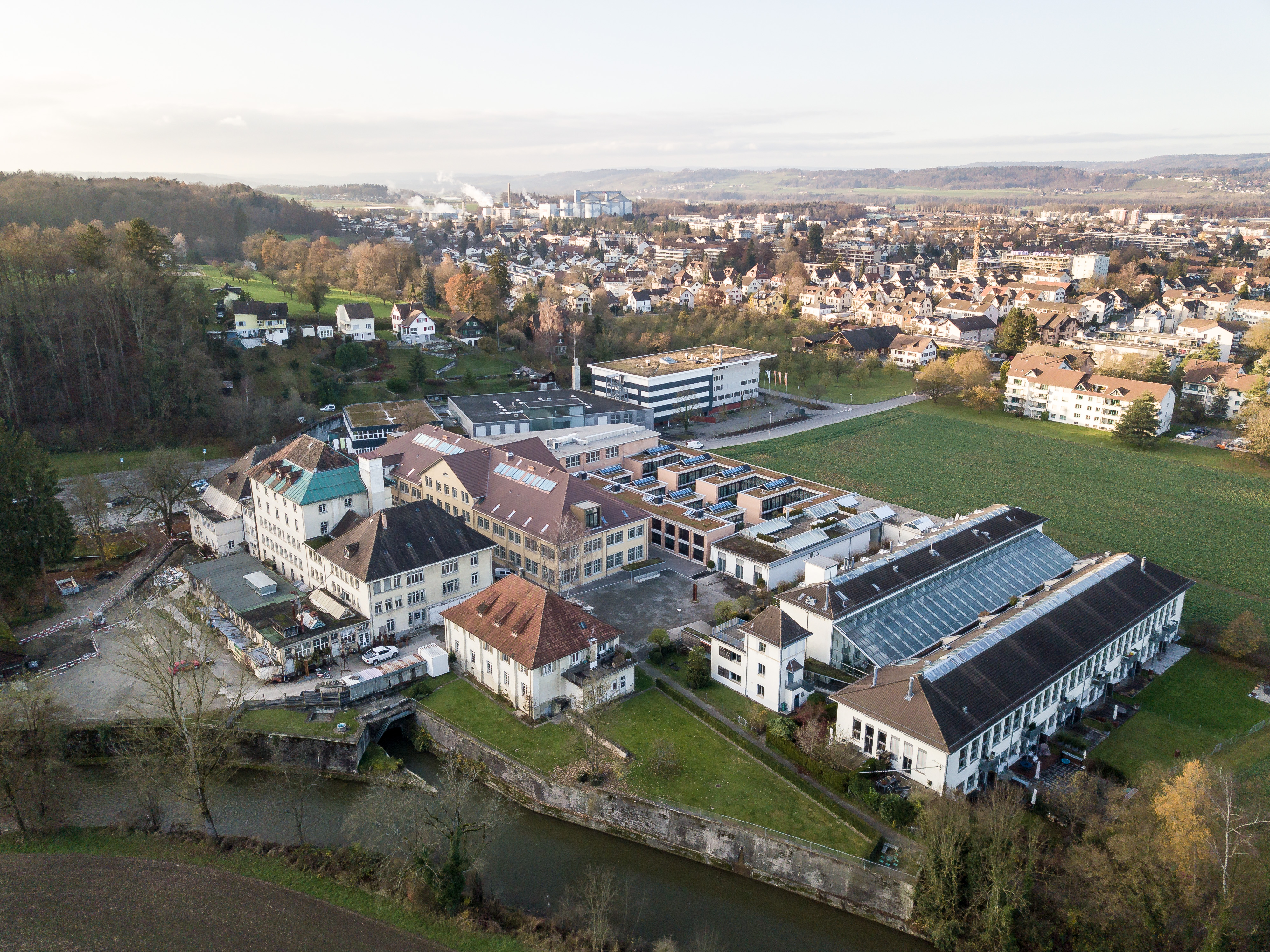Frauenfeld Walzmuehle Luftaufnahme