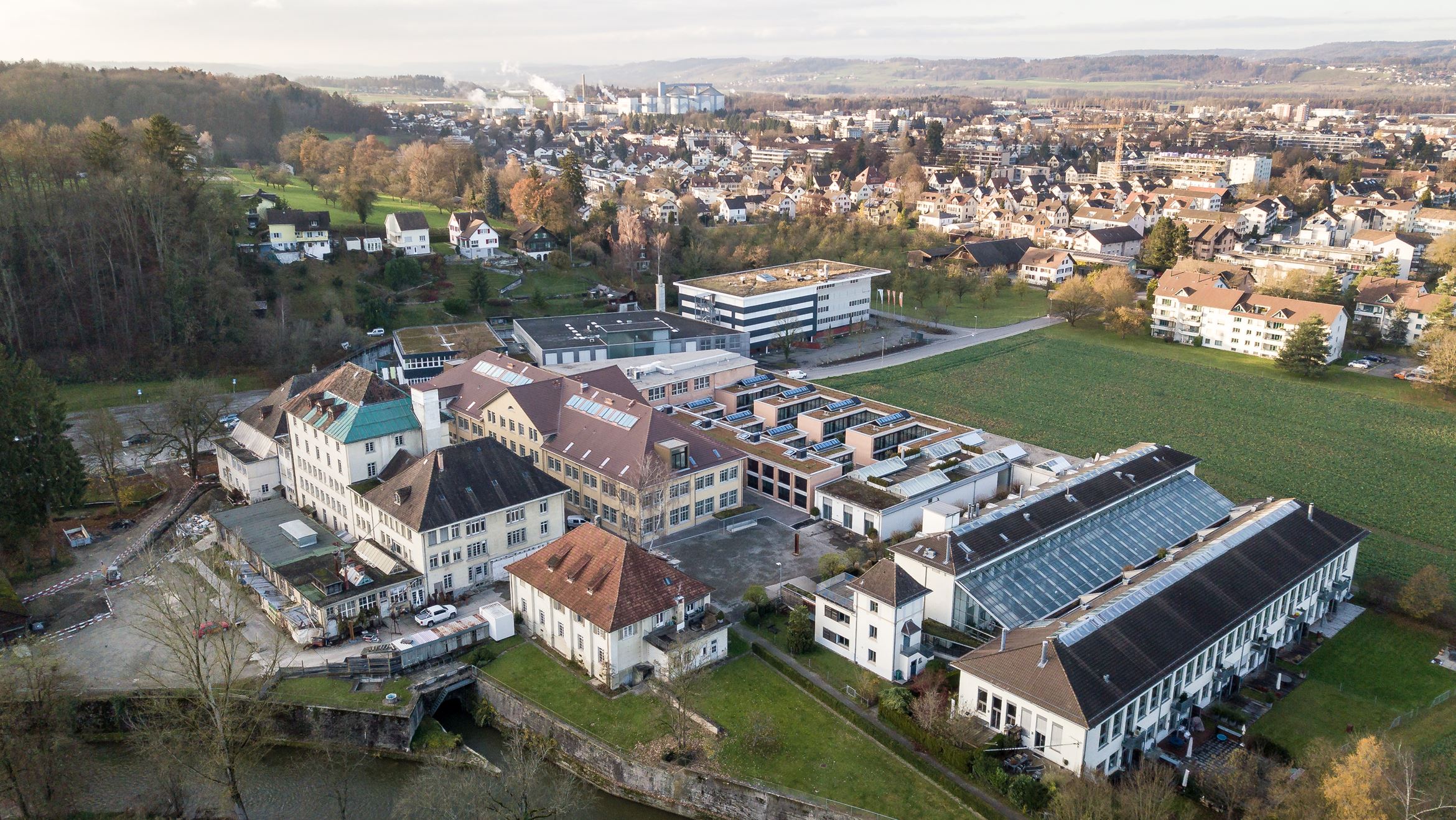 Frauenfeld Walzmuehle Luftaufnahme Frauenfeld Walzmuehle Luftaufnahme