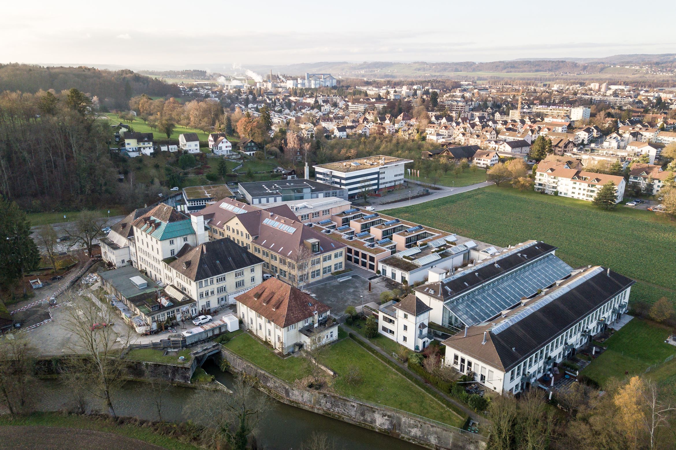 Frauenfeld Walzmuehle Luftaufnahme Frauenfeld Walzmuehle Luftaufnahme