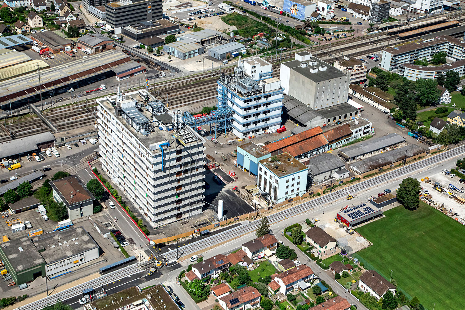 Vor Dem Rückbau Gebäude Der Rohner Fabrik Bildnachweis Gemeinde Pratteln