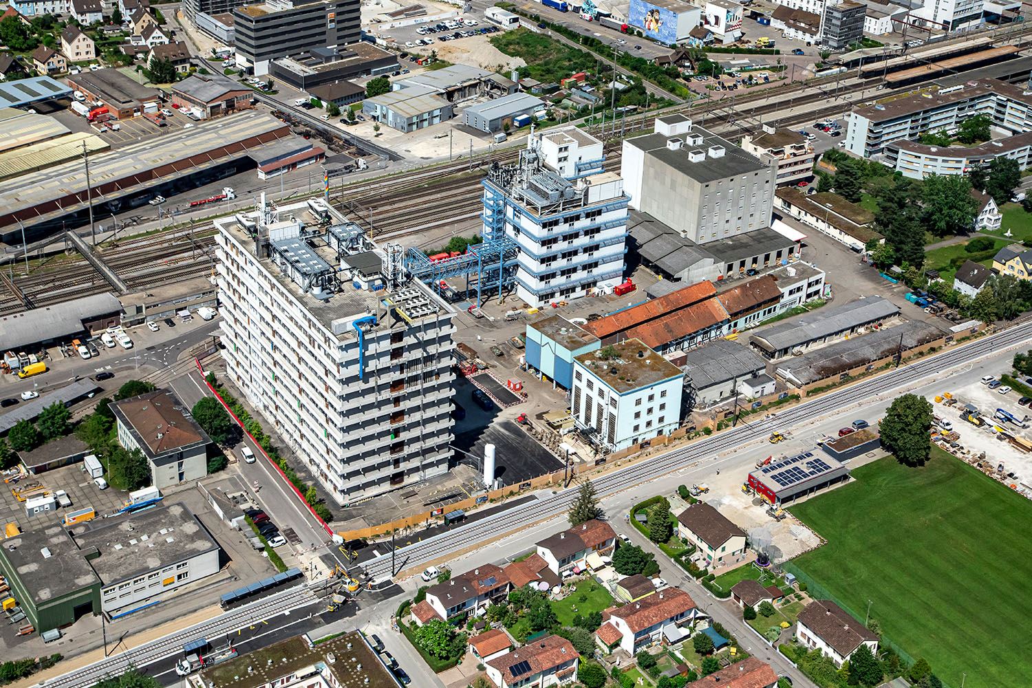 Vor Dem Rückbau Gebäude Der Rohner Fabrik Bildnachweis Gemeinde Pratteln Vor Dem Rückbau Gebäude Der Rohner Fabrik Bildnachweis Gemeinde Pratteln